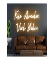 Kilo Almadım Vardı Yedim Yazılı Neon Tabela