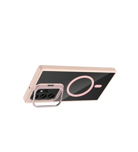 Joko Samsung Galaxy S25 Ultra Remim Lensli Magsafe Standlı Kapak - Pembe