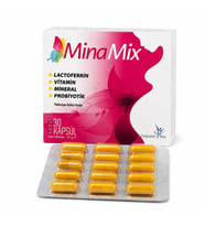 Lactoferrin Vitamin Mineral Probiyotik içeren Takviye Edici Gıda