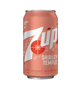 7Up Shirley Temple Pomegranate and Cherry Soda 355ml