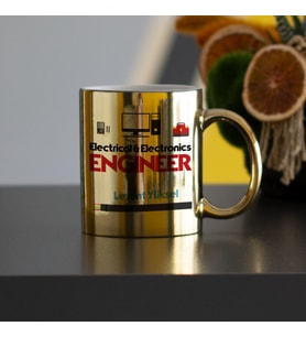 Electrical & Electronics Engineer Gold Kupa Bardak 001