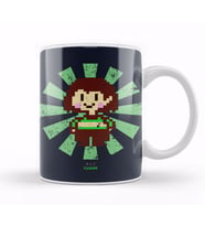 Chara Retro Japanese Undertale Kupa Bardak Porselen