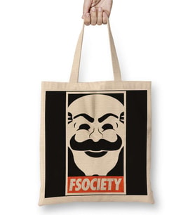 Fsociety Bez Çanta Uzun Saplı