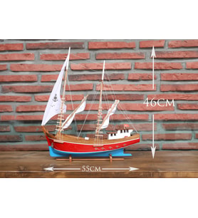 Taka Modeli Maket Gemi, Kapalı Yelken Gemi Maketi