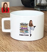 Kişiye Özel Karikatürlü Herkesin Favorisi Olamam Lüks Fincan Doğum Günü Hediyesi
