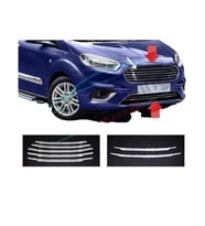 Ford Courier 2018-2019-2020-2021-2022-2023 Krom Ön Panjur 7 Parça Yeni Kasa