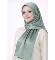 Mısırlı Eşarpları Taşlı Jan Jan Abiye Şal 75x190 cm (Çağla Yeşili)