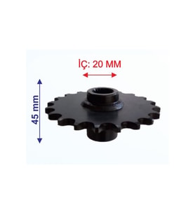 ATV ÖN DİŞLİ 520-20T İÇ 20XUZUNLUK 46XM ÖM