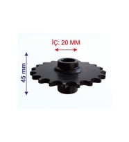 ATV ÖN DİŞLİ 520-20T İÇ 20XUZUNLUK 46XM ÖM