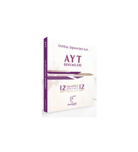 Karekök Yayınları Karekök Ayt Sayısal 12 Deneme (Çok Renkli)