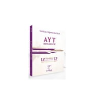Karekök Yayınları Karekök Ayt Sayısal 12 Deneme (Çok Renkli)