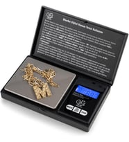 Dijital Cep Tartısı - 500g Kapasite, 0.01g Hassasiyet, 7 Ölçü Birimi, Dara Fonksiyonu, Büyük Ekran, Otomatik Kapanma