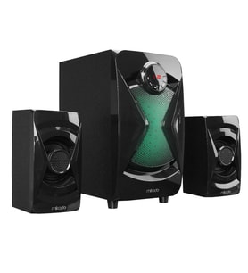 Mikado MD-370BT 2+1 38W Siyah BT/AUX/USB/FM/LED Işıklı Multimedia Speaker