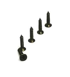 Klips, Menteşe, Ayak, Ağaç, Sunta Vidası 3X13 Mm - Siyah 100 Adet