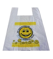Hışır Poşet Smile Baskılı Küçük Boy ( 200'lü x 10 Paket )