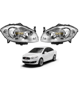 Ayfar Fiat Linea Sağ Sol Ön Far Takımı 20072014 N11.293