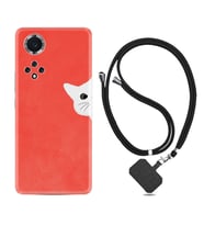 Huawei Nova Y70 Y90 Nova 9 SE  Kılıf Boyun Askılı Silikon Kedoş 1735