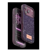 Onegif İphone 18 Pro Max Bright Simli Kapak - Bordo