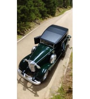 Nostaljik Metal Çek Bırak Araba Yeşil Kapılar Açılır ( 1/36 Ölçek )