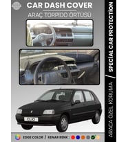 RENAULT CLIO 1 (1994-1998) Torpido Örtüsü Ön Göğüs Koruma Torpido Koruma Araca Özel Tam Uyum