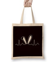 Bunny Pulse Rate Egg Hunt Festival Holiday Gift Bez Çanta Uzun Saplı