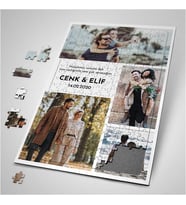 Sevgililere Özel Fotoğraf Baskılı 240 Parça Kişiye Özel Puzzle