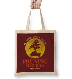 Karate Kid Mr Miyagi Pruning Services Bez Çanta Uzun Saplı