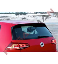 Vw Golf 7 GTI R Highline 4 Parça Spoiler Piona Black 2012 2013 2014 2015 2016 2017 2018 2019
