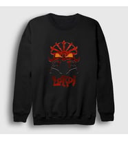 Presmono Unisex Siyah Logo Lordi Sweatshirt 382397tt