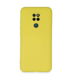 General Mobile Gm 20 Kılıf Nano İçi Kadife Silikon - Sarı