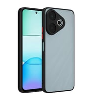 Xiaomi Redmi 13 4G Uyumlu Kılıf Sert Silikon Kamera Korumalı Zore Hux Kapak