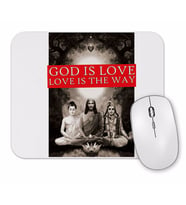 Deus E Amor Mouse Pad