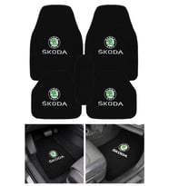 Skoda Uyumlu Nakış İşlemeli 5’li Oto Halı Paspas Seti