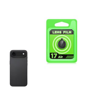 Apple iPhone 17 Air Uyumlu Zore CL-07 Kamera Lens Koruyucu (Siyah)