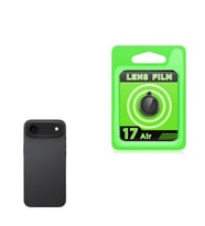 Apple iPhone 17 Air Uyumlu Zore CL-07 Kamera Lens Koruyucu (Siyah)