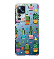PrintiFy Xiaomi Mi 12T Pro ile Uyumlu 1mm Slim Fit Water Color 4 Baskılı Şeffaf  Kılıf