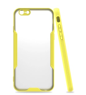 Newface Apple iPhone 6 Kılıf Platin Silikon - Sarı
