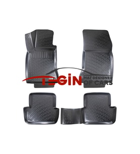 Mercedes CLA 3D Havuzlu Paspas 2015 Siyah (Karışık)