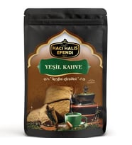 Hacı Halis Efendi Yeşil Kahve Dökme Açık Öğütülmüş Çiğ Kahve Çekirdeği Detoks Kahvesi