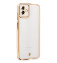Galaxy A04 Kılıf Liva Lens Silikon - Rose Belirtilmemiş