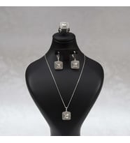 610 Zirkon Gümüş Set