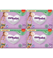 Canbebe Bebek Bezi Beden:6 (15-27Kg) Extra Large 128 Adet Avantaj Fırsat Pk