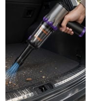 Taşınabilir Oto Süpürge 220W Turbo Güçlü Metal HEPA Filtreli Kablosuz Süpürge