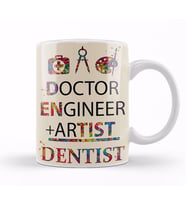 Doctor Engineer Artist Dentist 016 Kupa Bardak Porselen