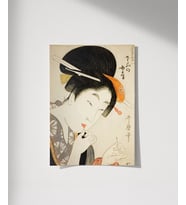 Çerçevesiz Poster Geisha’nın Hazırlığı (Çok Renkli)