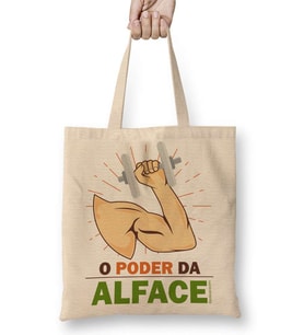 O Poder da Alface Vegan Power Bez Çanta Uzun Saplı