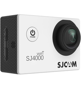 SJ4000 WiFi 4K UHD 156° 2” Geniş Ekran H.265 900mAh Hareket Algılama 30 Metre Su Geçirmez Kılıflı Aksiyon Kamerası Gümüş