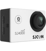 SJ4000 WiFi 4K UHD 156° 2” Geniş Ekran H.265 900mAh Hareket Algılama 30 Metre Su Geçirmez Kılıflı Aksiyon Kamerası Gümüş