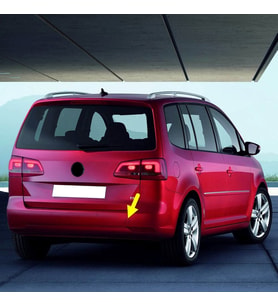 VW Touran 2011-2014 Arka Tampon Çeki Çekme Demiri Kapağı 1T0807441C