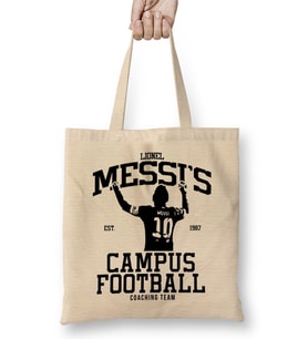 Lionel Messi Messi's Campus Football Coaching Team Bez Çanta Uzun Saplı